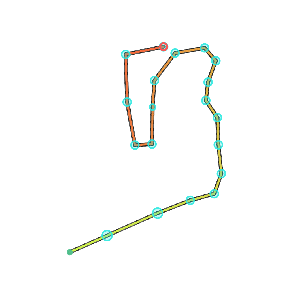 PainTrain route preview