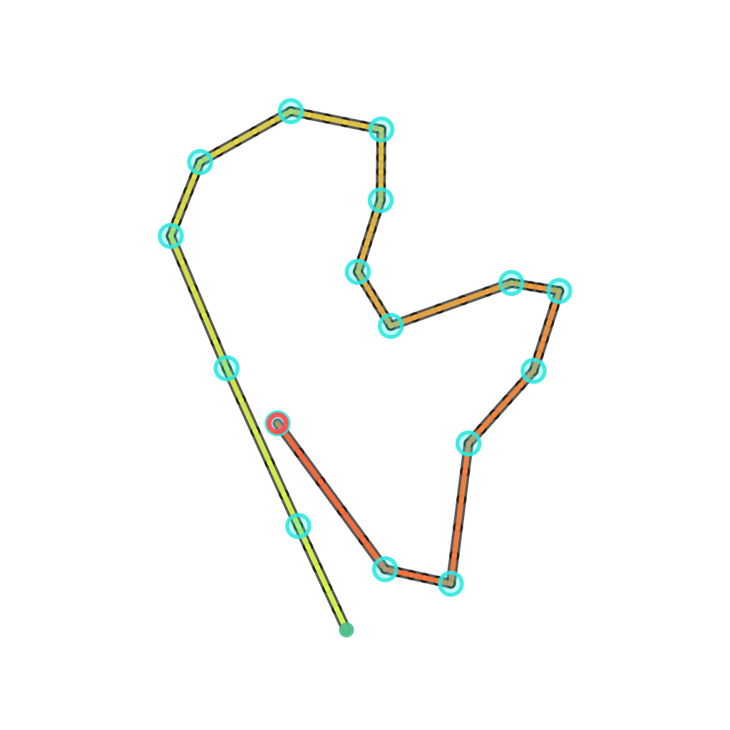 WaterRaceway route preview